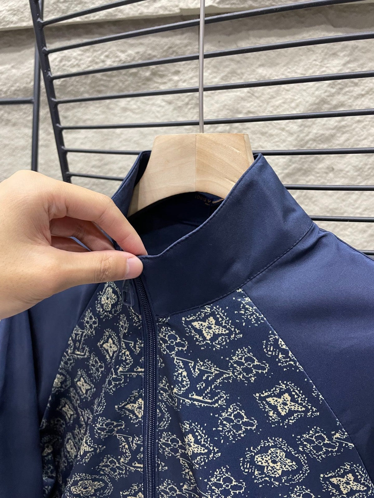 LV Technical Cotton Zipped Track Top