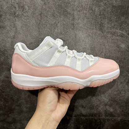 AJ11 Low White and Pink
