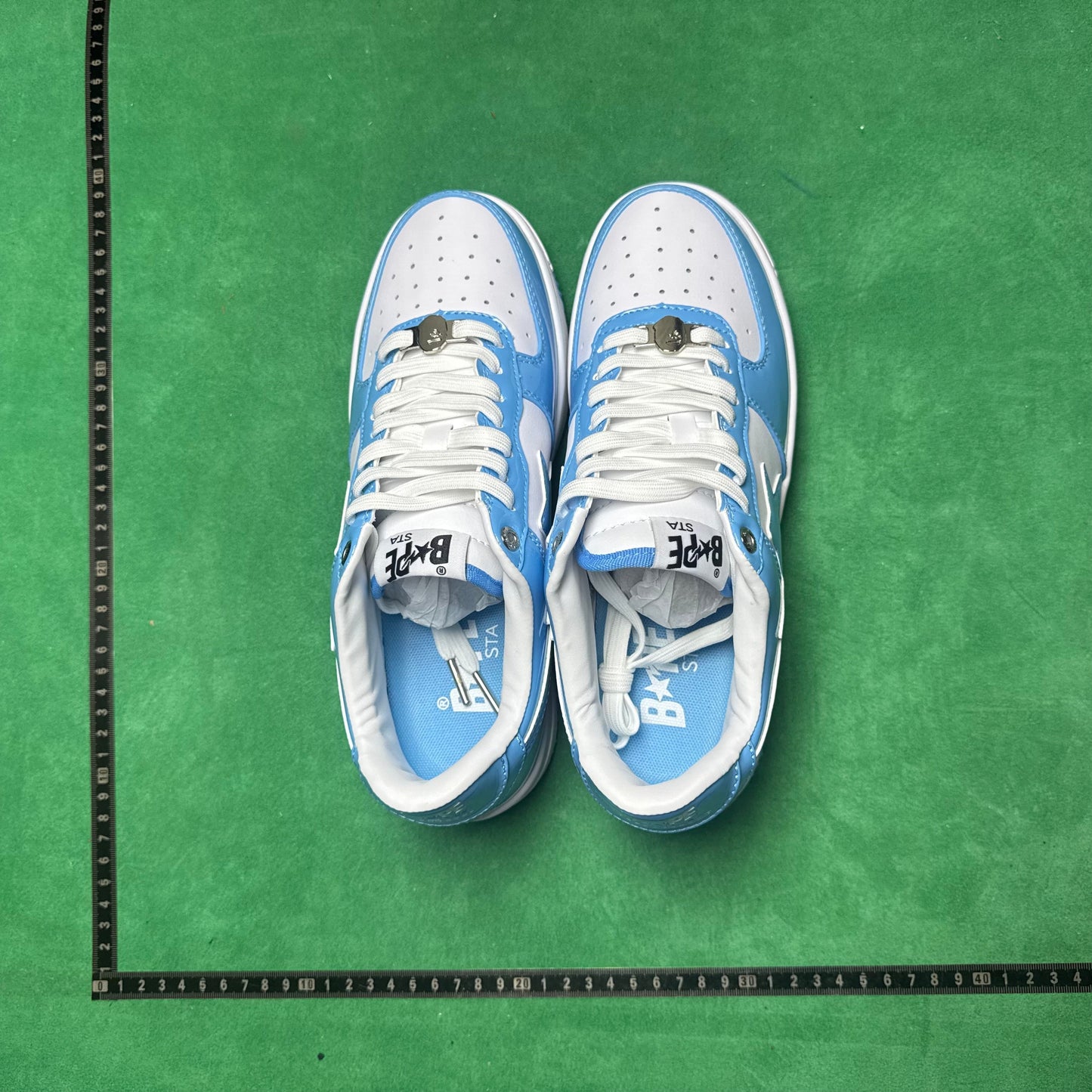 Bape STA Low Blue and White