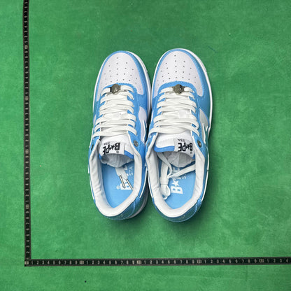 Bape STA Low Blue and White