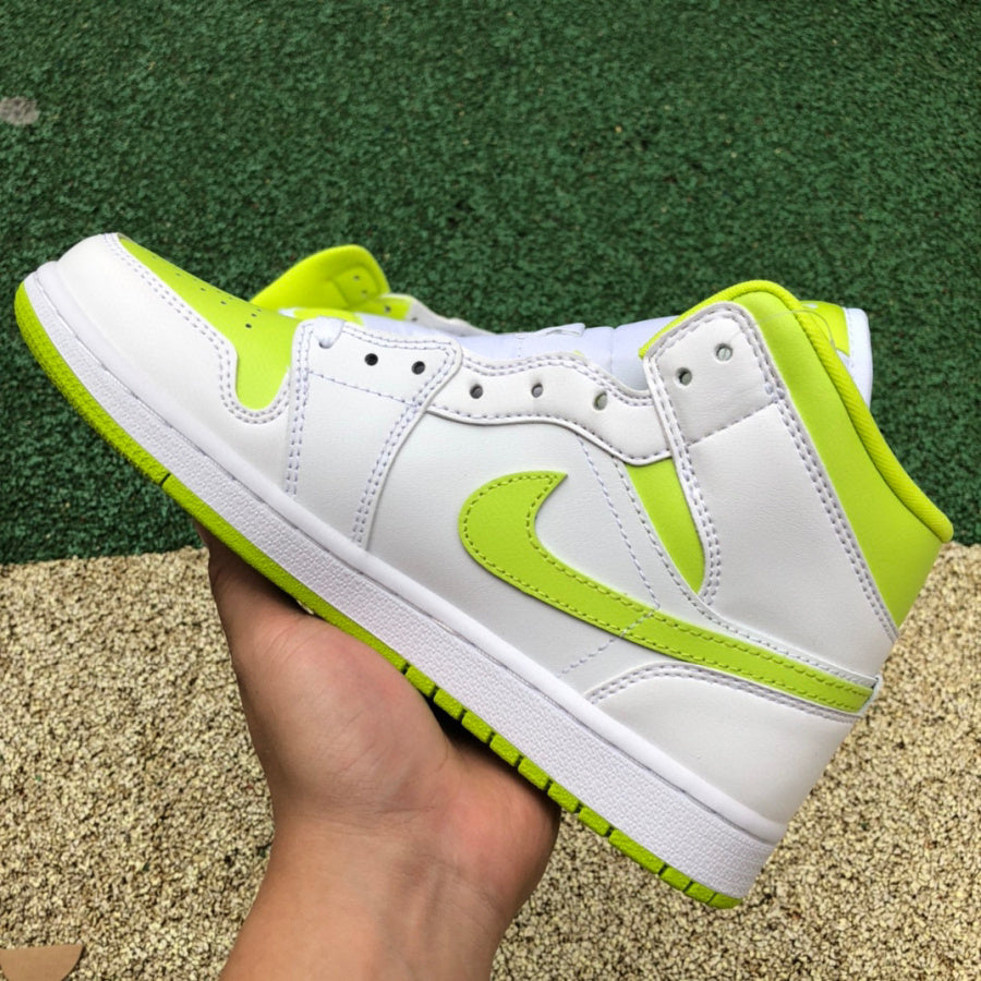 AJ1 MID White Lime