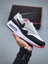 Air Max 1 Dark Obsidian and University Red