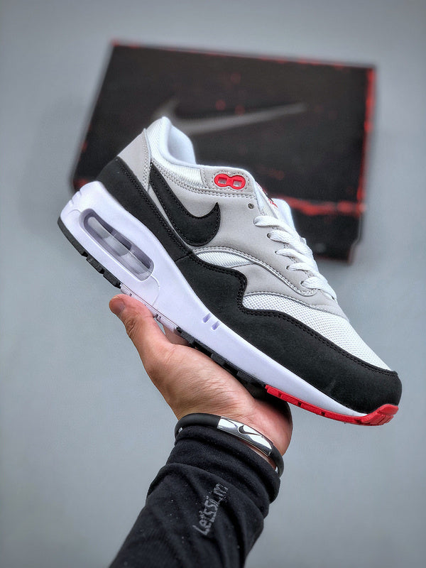Air Max 1 Dark Obsidian and University Red