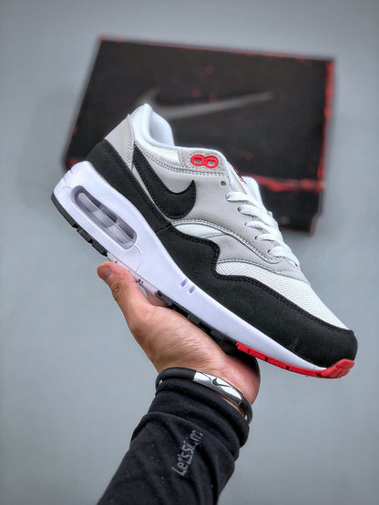 Air Max 1 Dark Obsidian and University Red