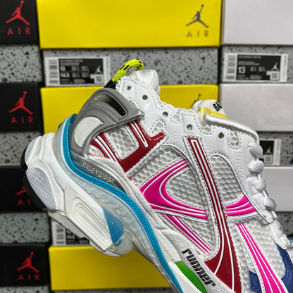 BLG Runner White/Grey/Blue/Pink