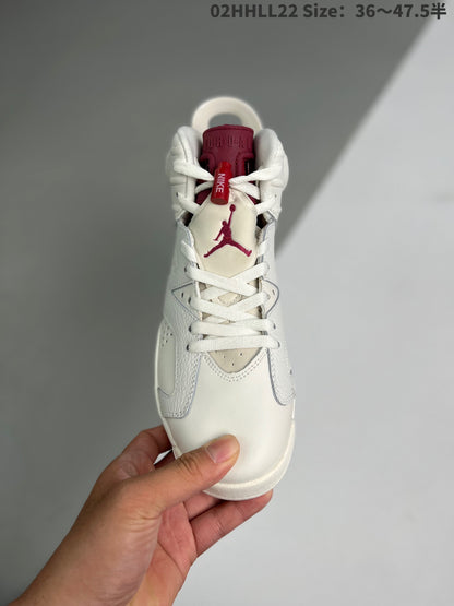 AJ6 Retro Maroon