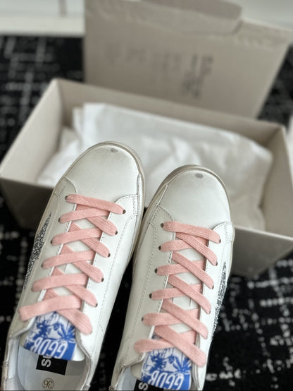 GDGS Superstar Pink Laces Silver Star