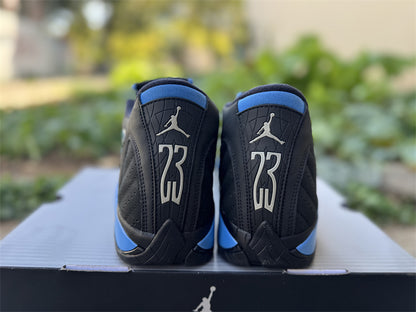 AJ14 Retro Black and Blue