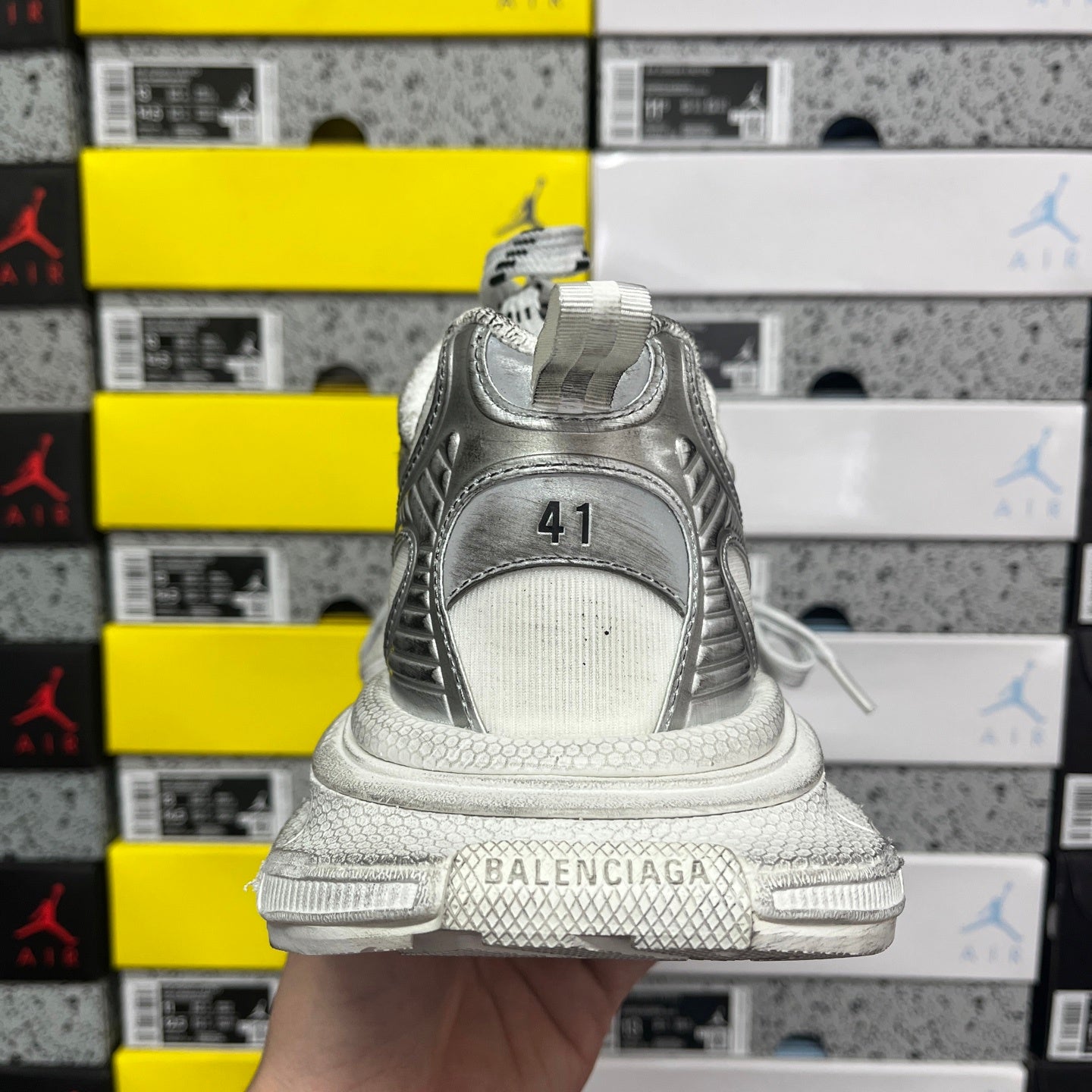 BLG 3XL White/Silver