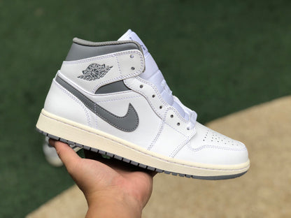 AJ1 MID Neutral Grey