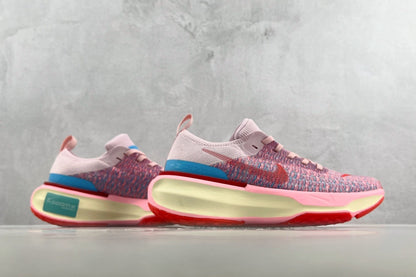 ZoomX Invincible Run Flyknit 3 Pink Foam/Racer Blue