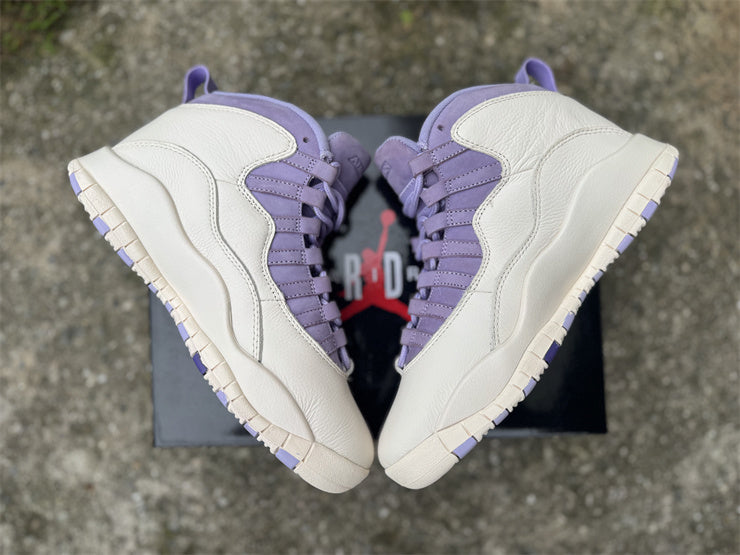 AJ10 White and Purple