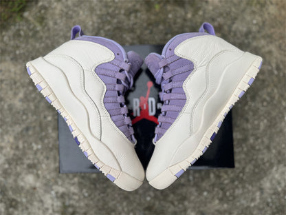AJ10 White and Purple