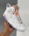 AJ6 Retro Pink Gold Hoops