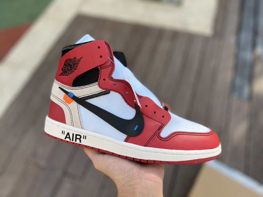 AJ1 High x Off White Red Wave