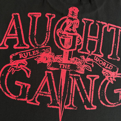 slaughter gang tee-black