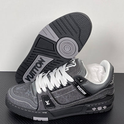 Trainer Grey Demin