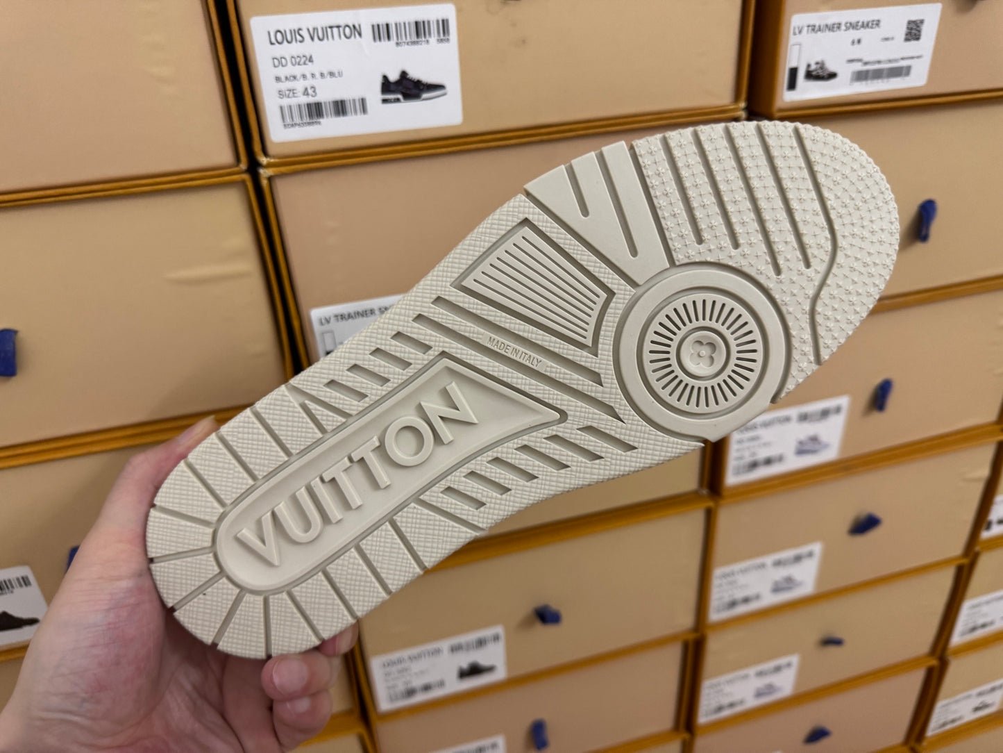 Trainer Beige and White