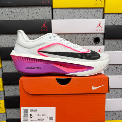 Zoom Fly 6 White Pink