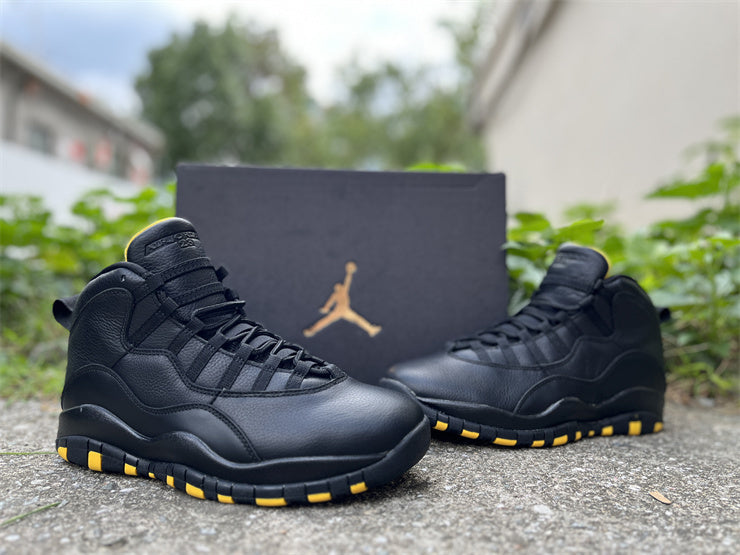 AJ10 Black and Yellow