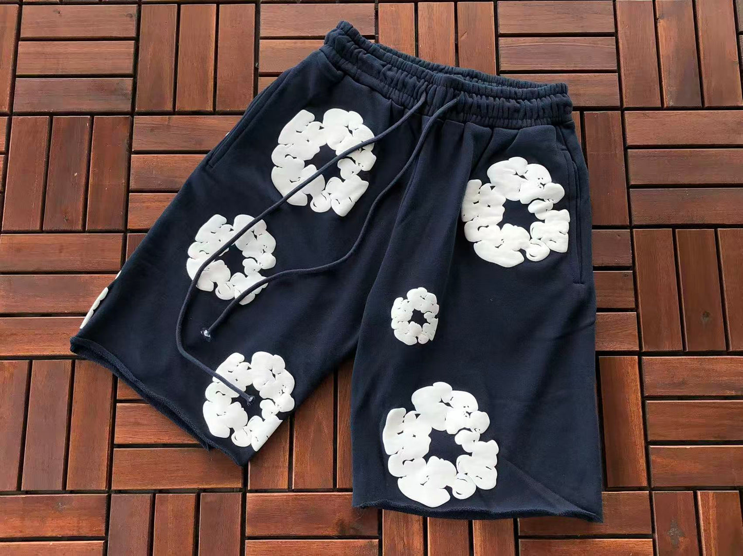 Denim T Calções