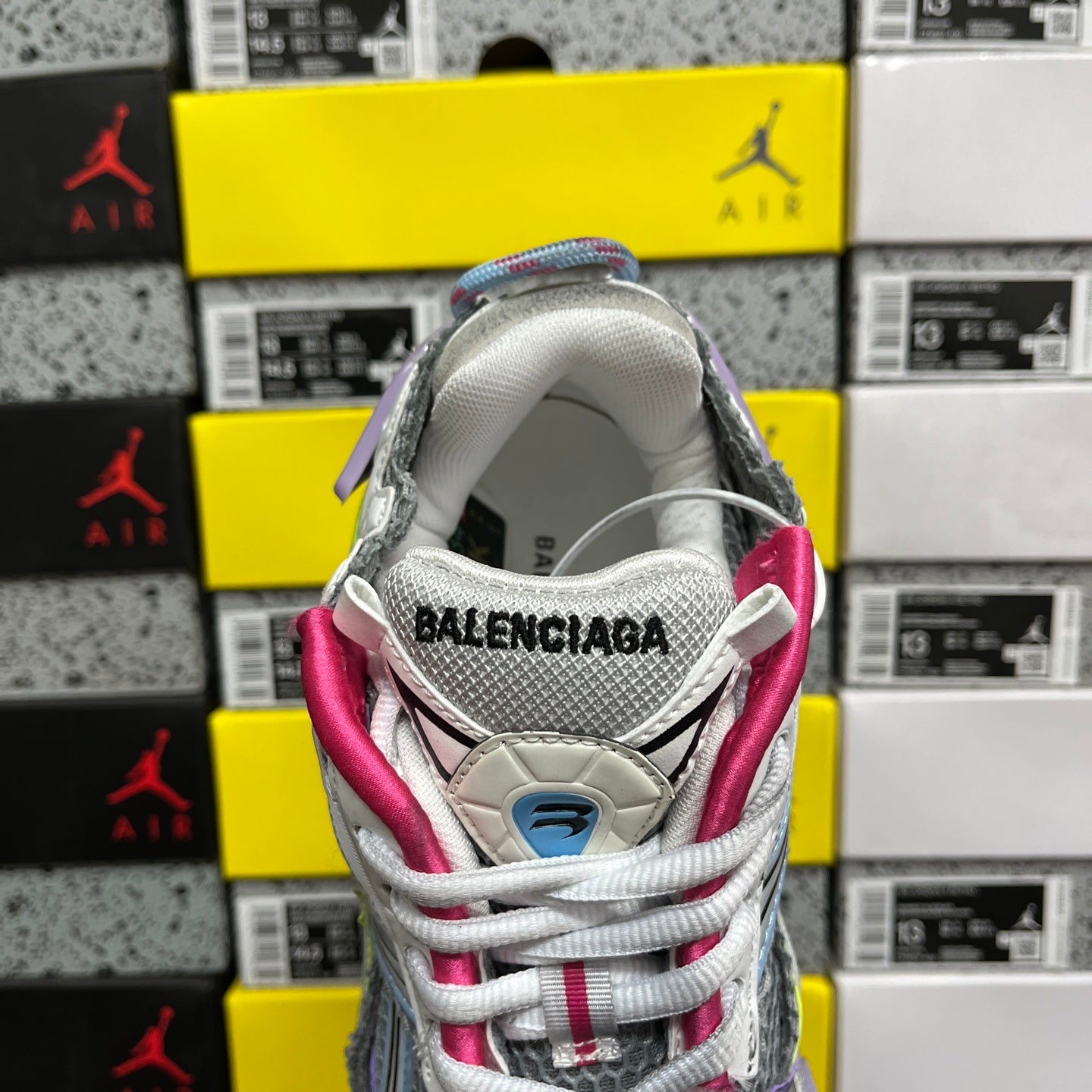 BLG Runner White/Pink/Grey/Yellow