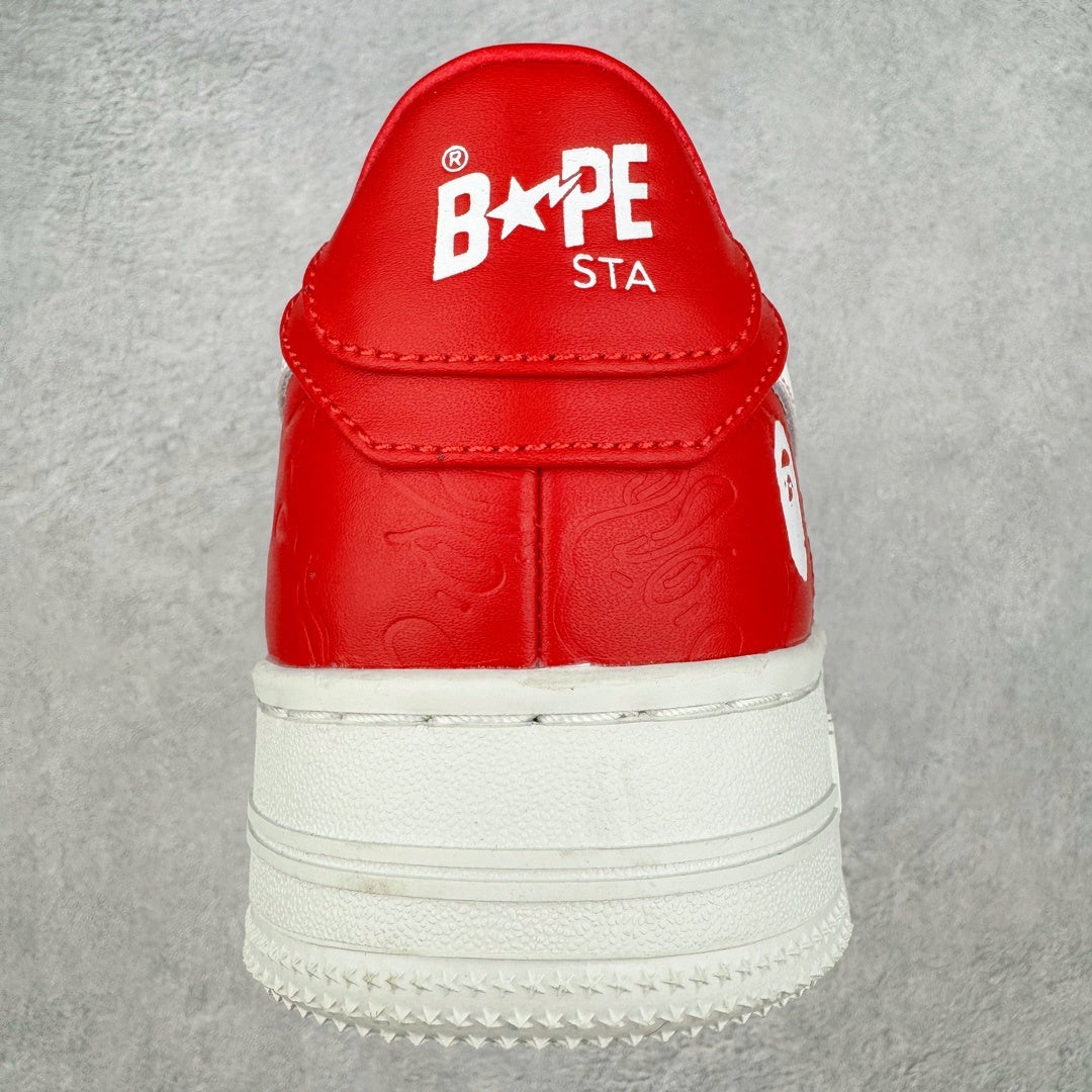 Bape STA Low #3 Line Camo Red