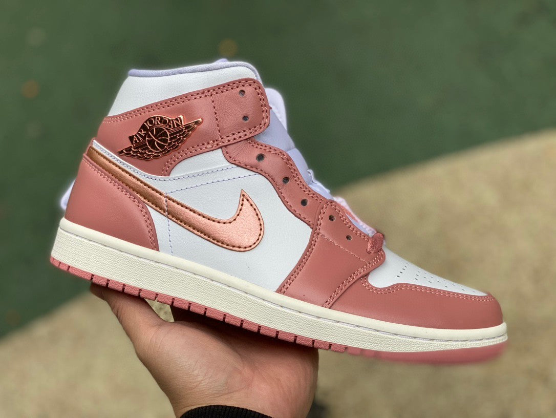 AJ1 MID Red Stardust