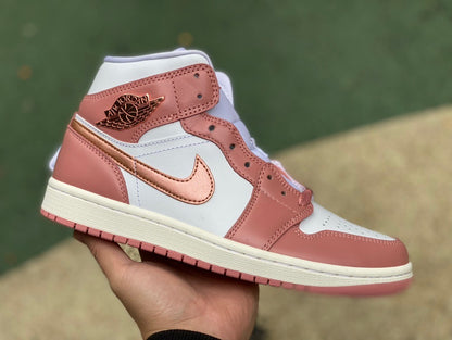 AJ1 MID Red Stardust