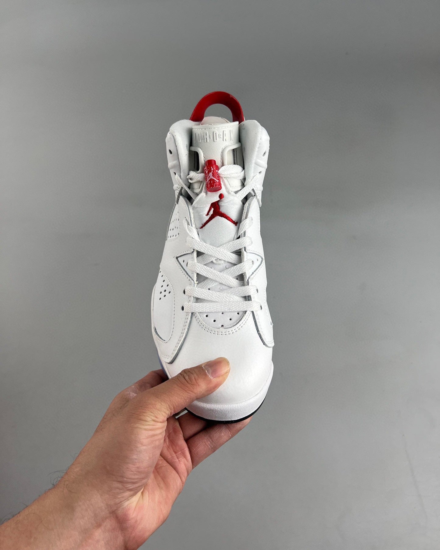 AJ6 Retro White and Red