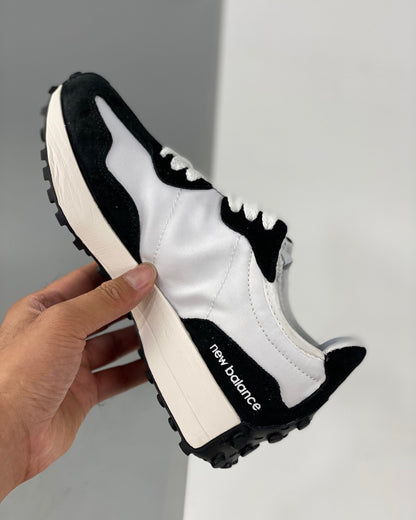 327 Black White Crocodile