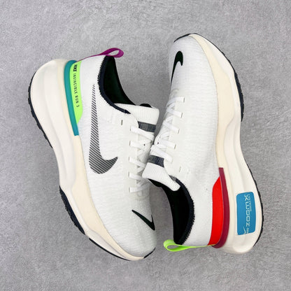 ZoomX Invincible Run Flyknit 3 White Black Picante Red Lime Blast
