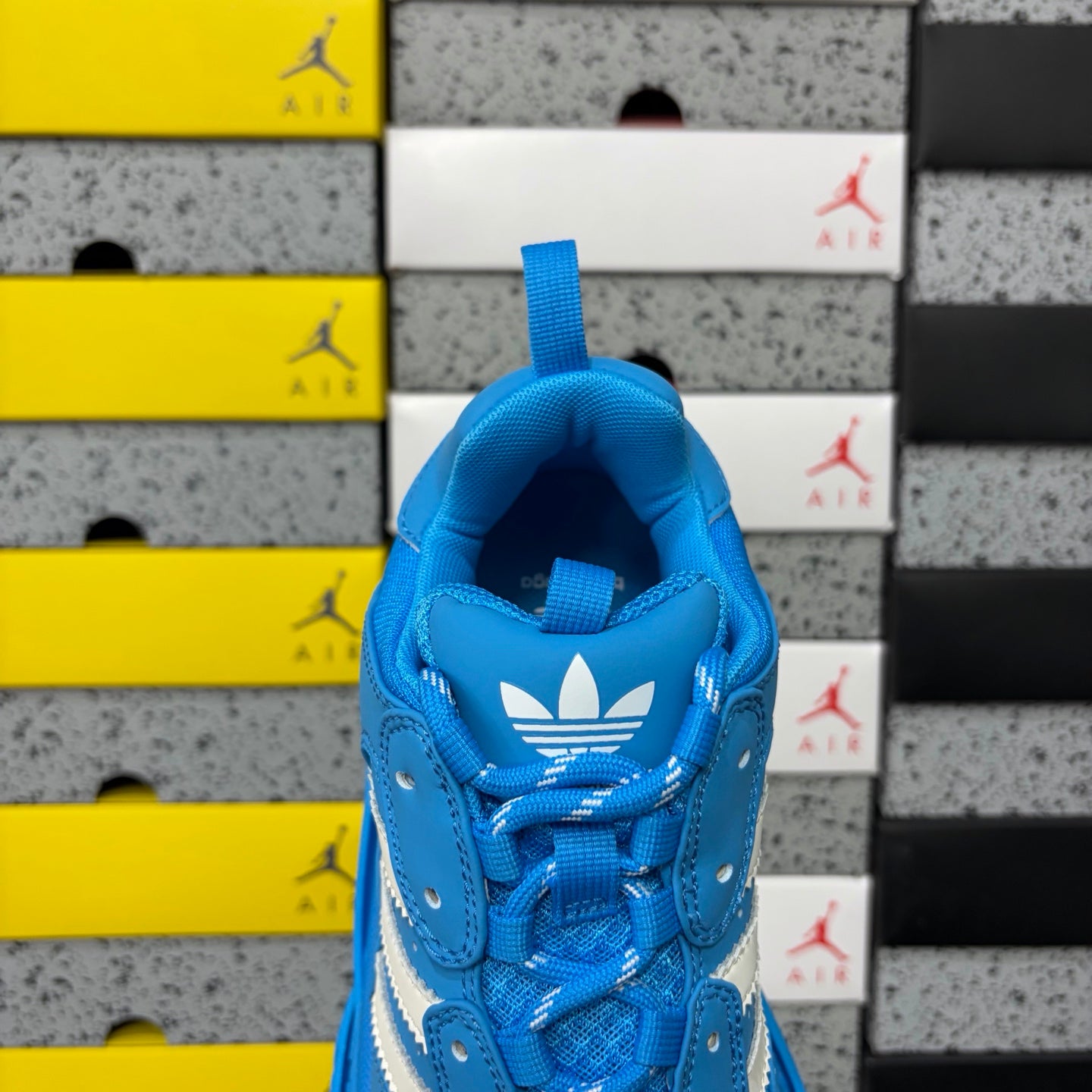BLG Triple S x Adidas White/Blue