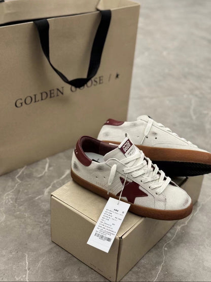 GDGS Superstar Red White Gum Sole