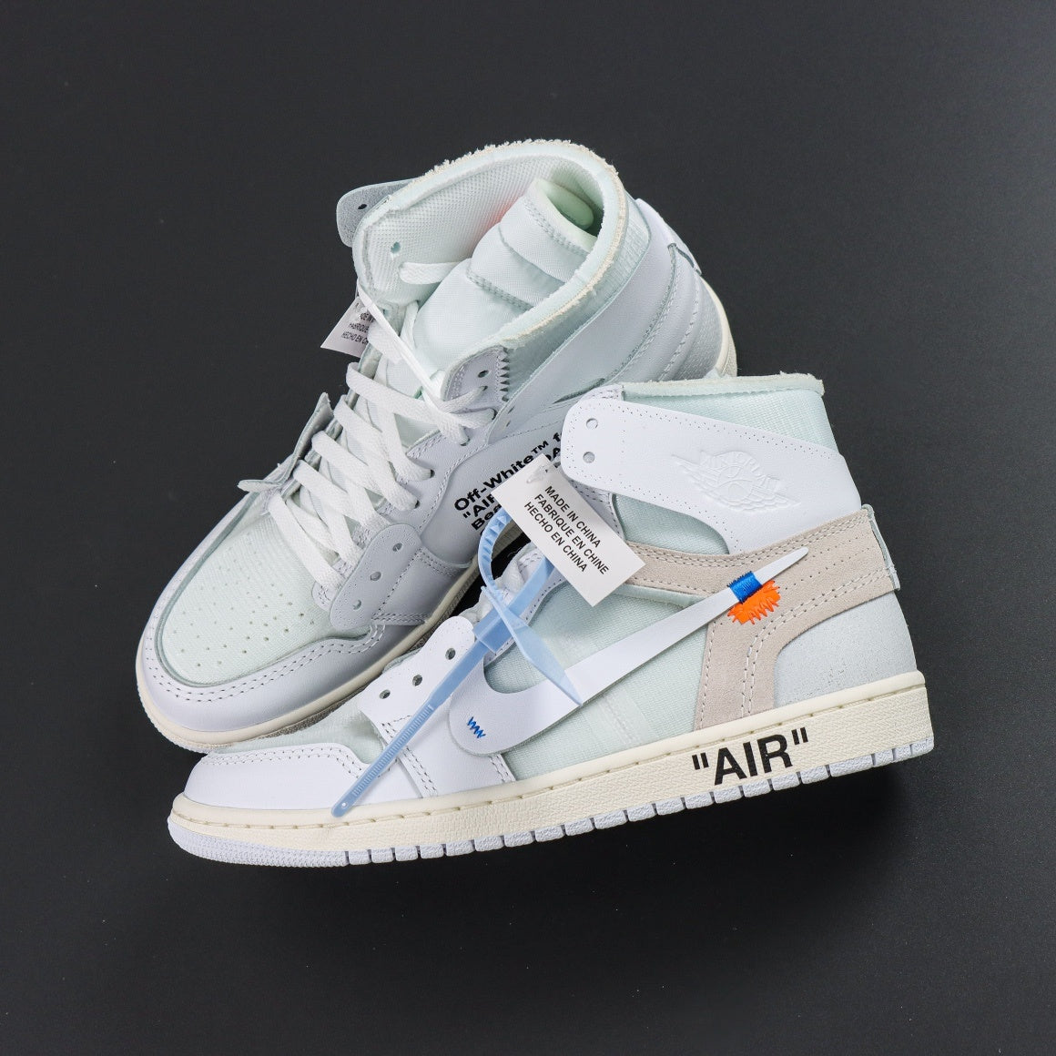 AJ1 High x Of-W White