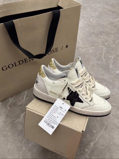 GDGS Ballstar Black Star Logo Gold Shine Back