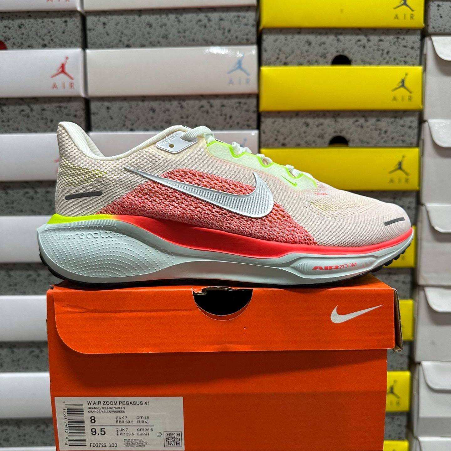 Air Zoom Pegasus 41 Summit White/Bright Crimson