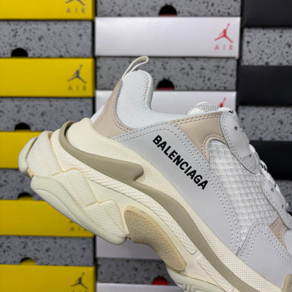 BLG Triple S White/Beige