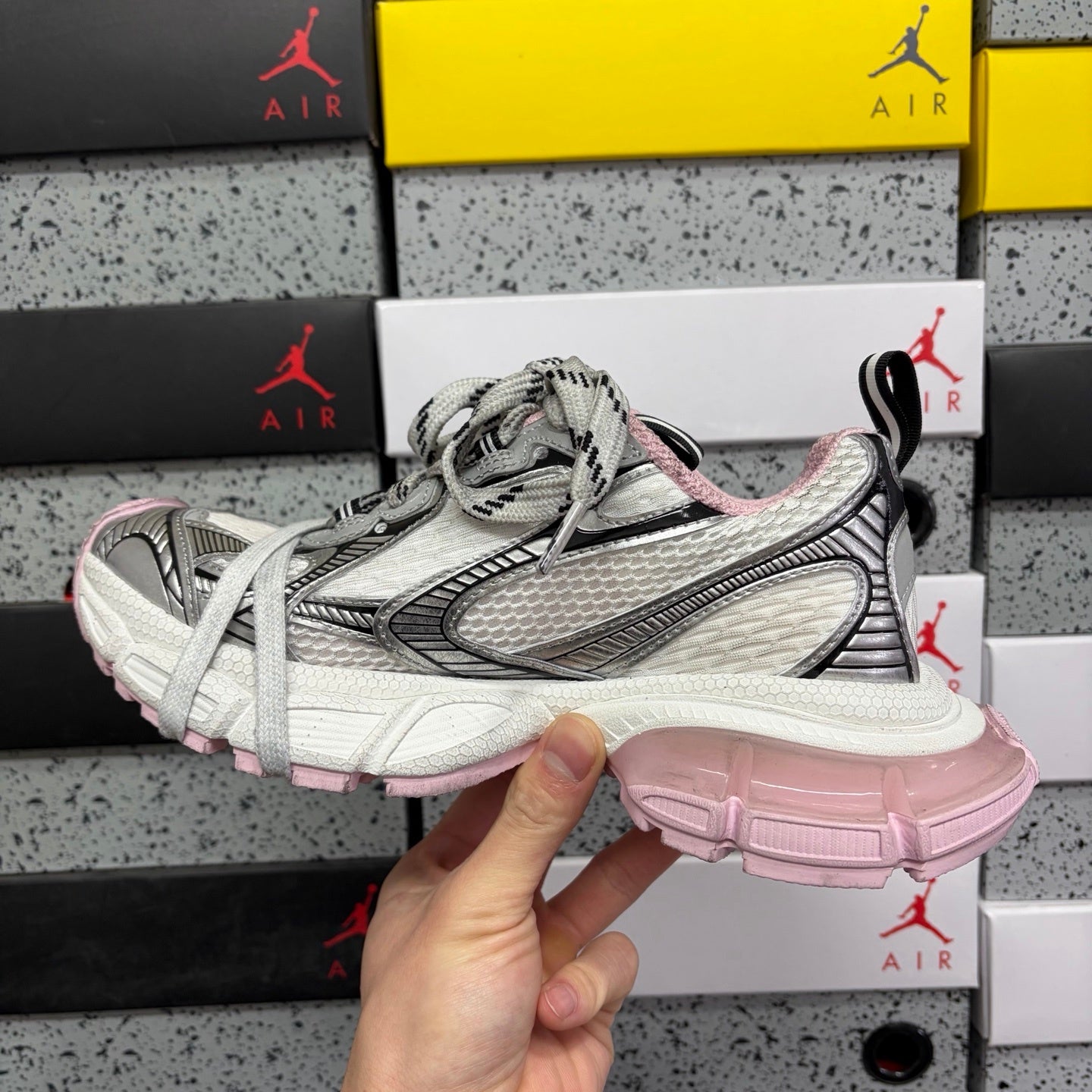 BLG 3XL White/Pink/Black