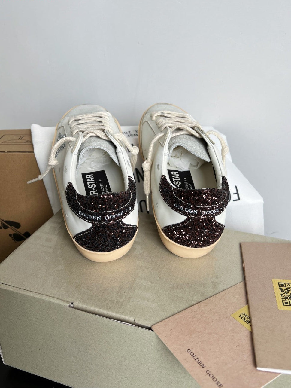 GDGS Superstar Gum Sole Silver Shine Star