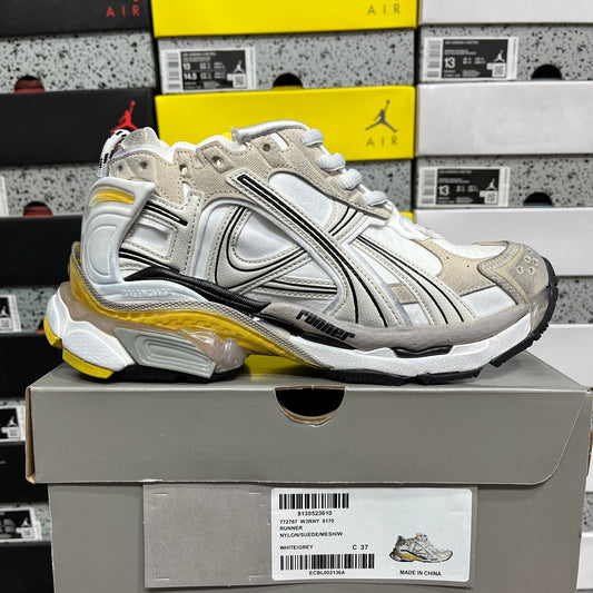 BLG Runner White/Black/Beige/Yellow