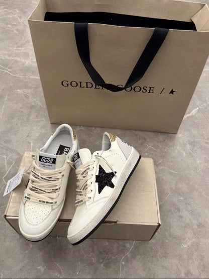 GDGS Ballstar Black Star Logo Gold Shine Back