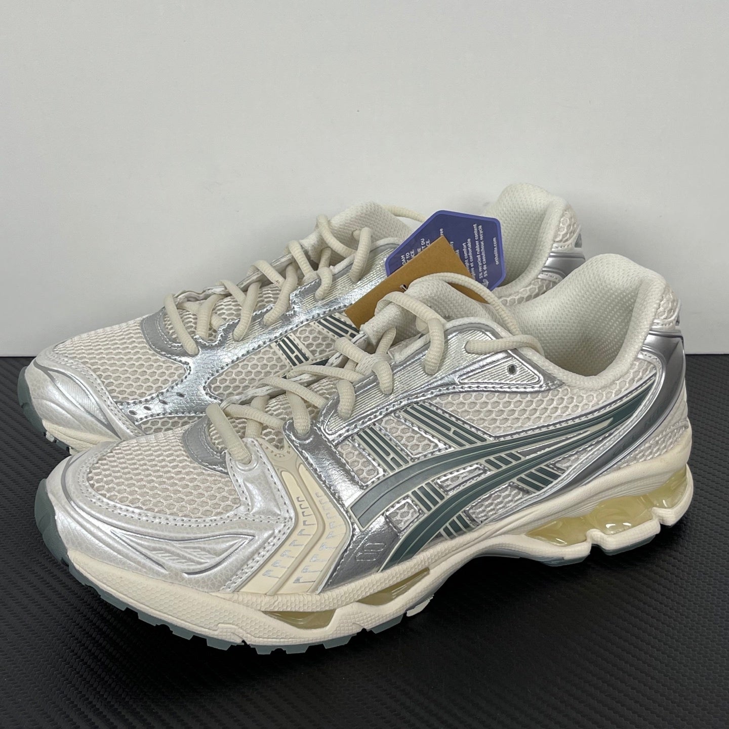 Kayano 14 Silver / Green / Cream