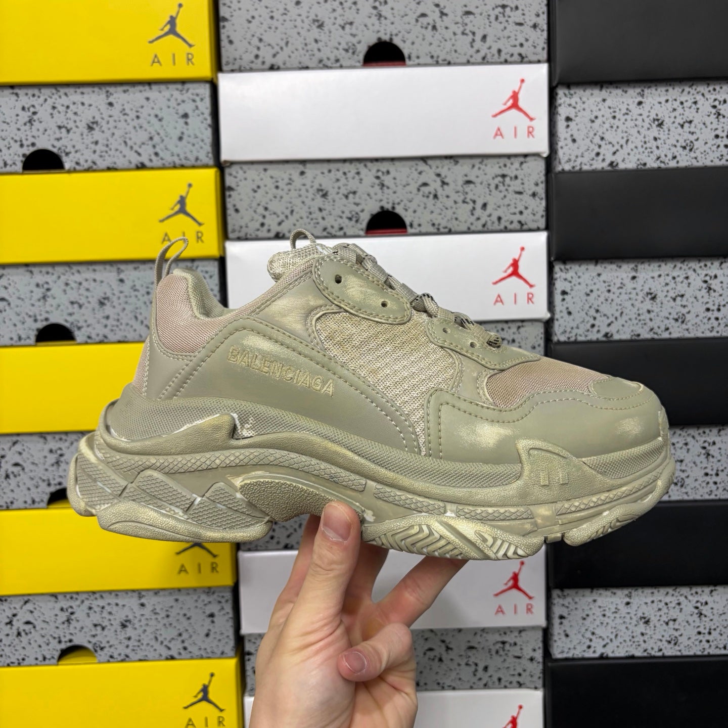 BLG Triple S Light Beige