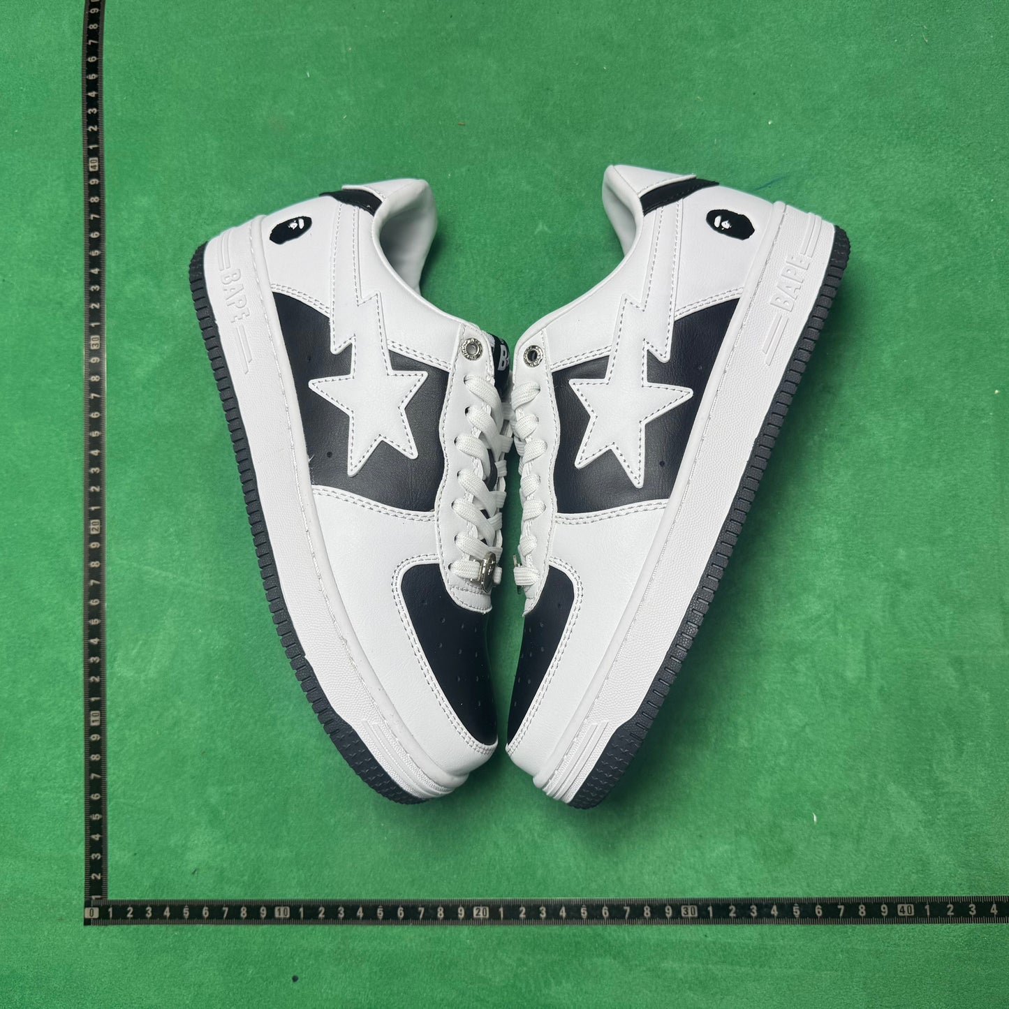 Bape STA Low White and Black
