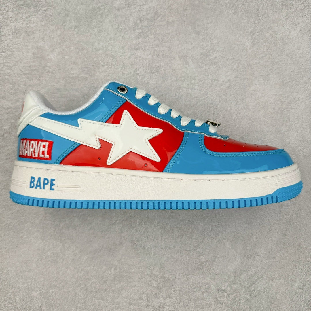 Bape STA Low Marvel Comics Captain America