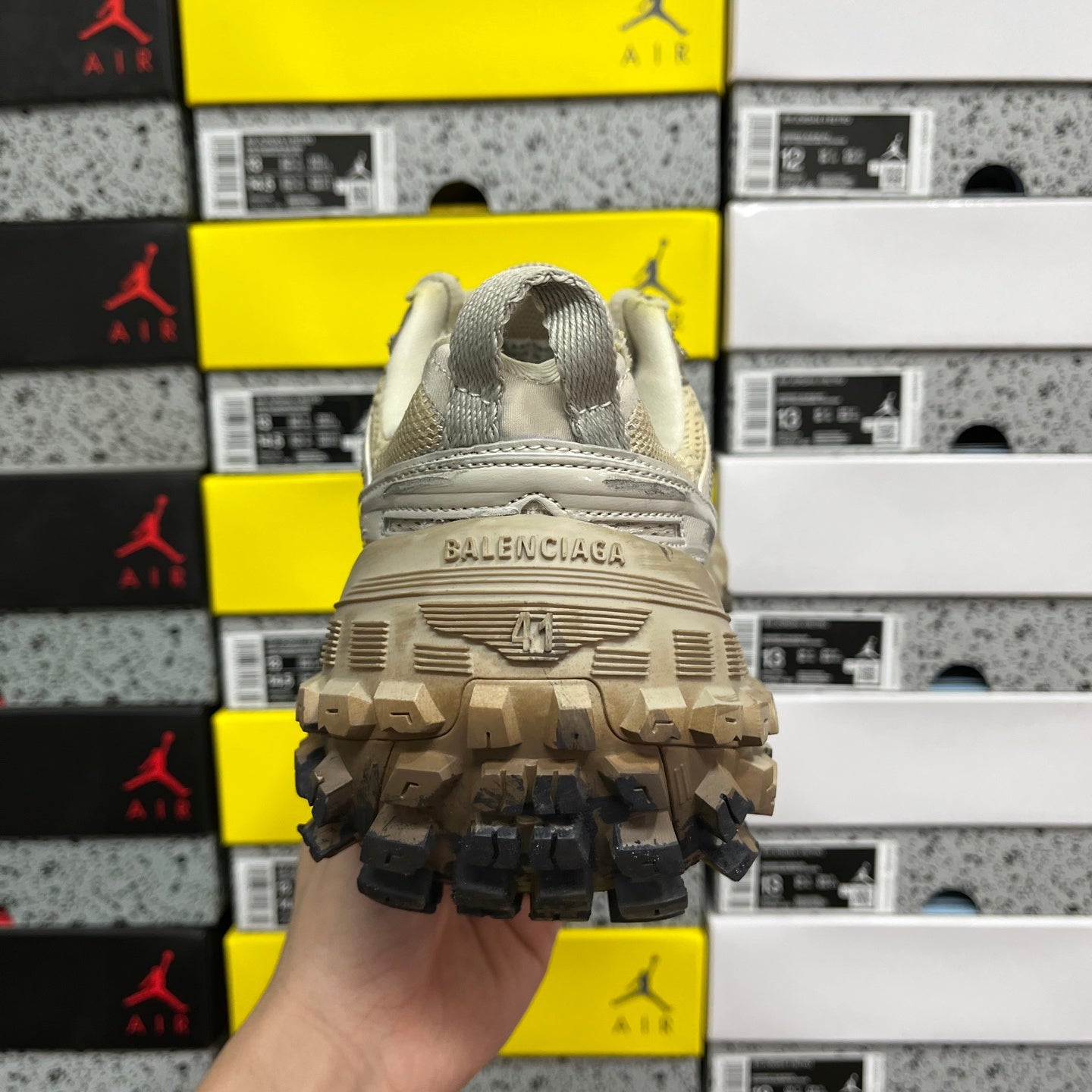 Defender Rubber Platform Beige Destroy