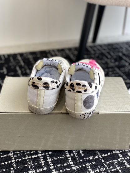 GDGS Superstar Dalmata Pink Laces