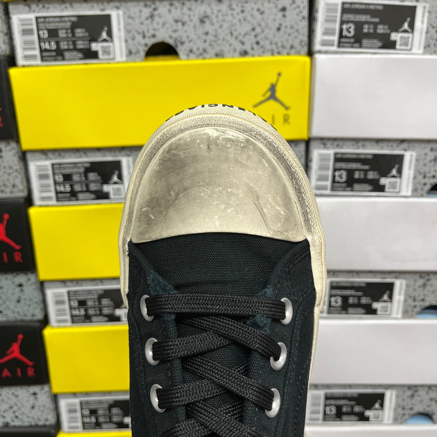 BLG Paris High Destroyed Black White