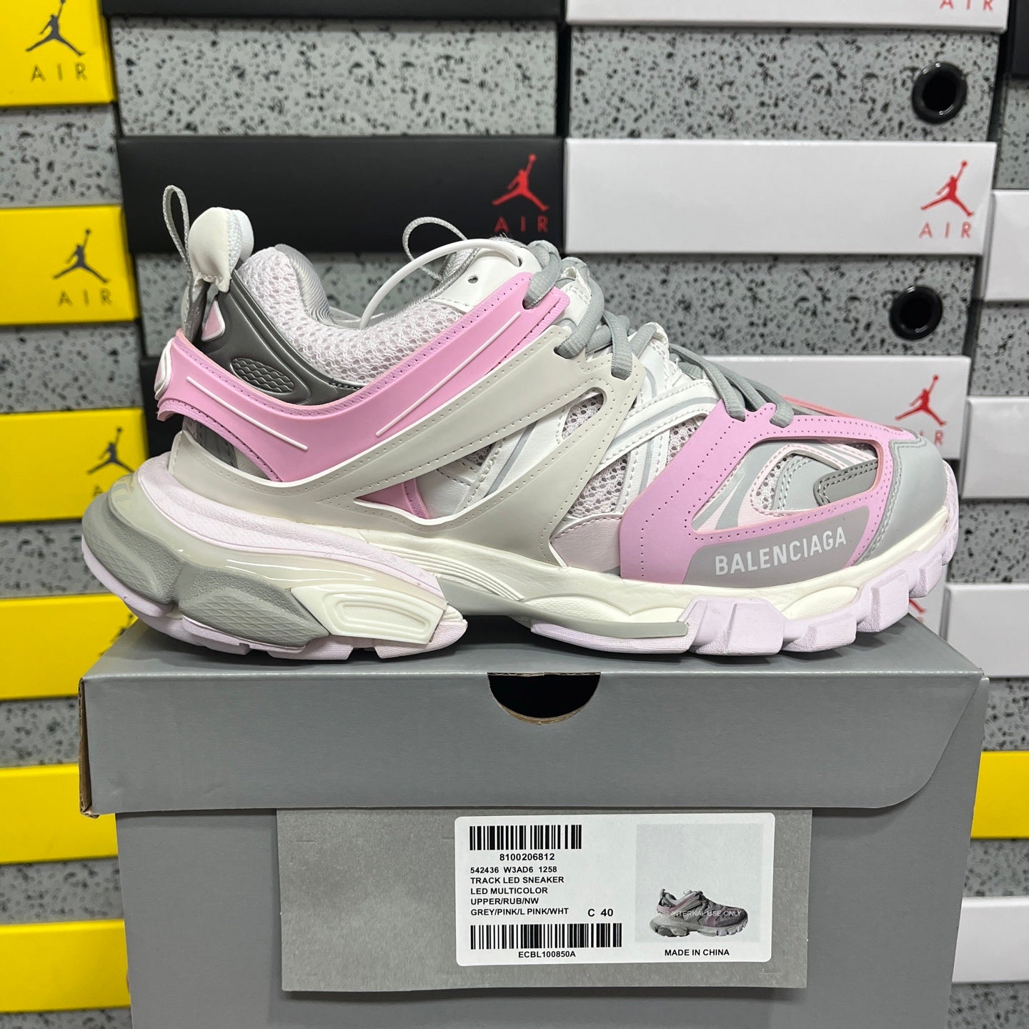 BLG Track White Pink